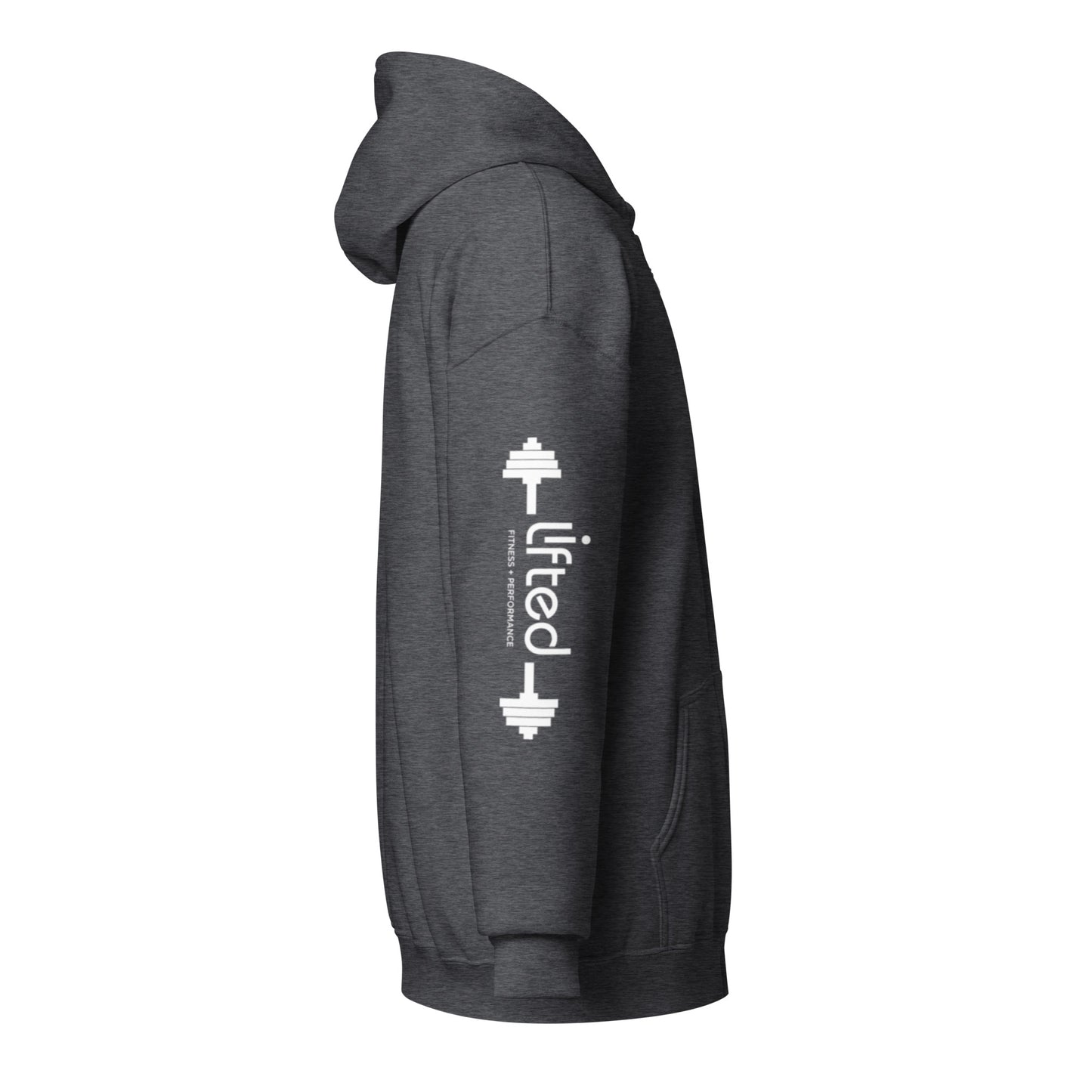 White Logo - Unisex heavy blend zip hoodie